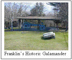 Text Box:  
Franklins Historic Galamander
