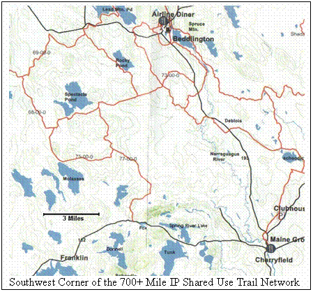 Text Box:  
Southwest Corner of the 700+ Mile IP Shared Use Trail Network

