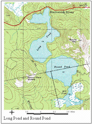 Text Box:  
Long Pond and Round Pond
