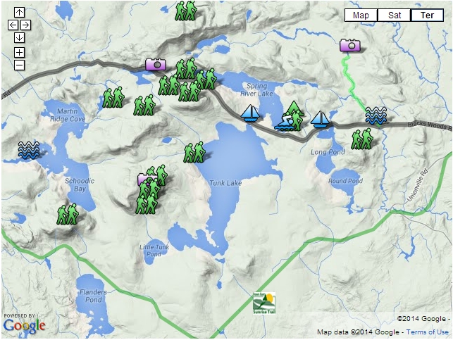 Black Woods Byway Google Map